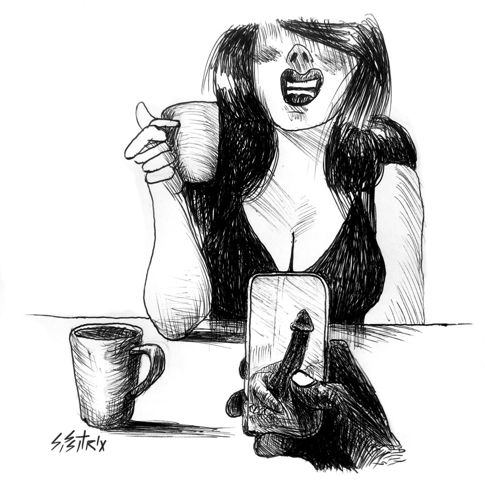 Sissy Coffee Break